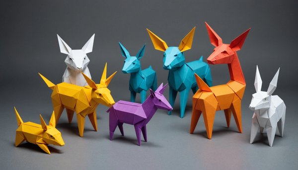Créez des animaux en origami 3d : jouez et apprenez !
